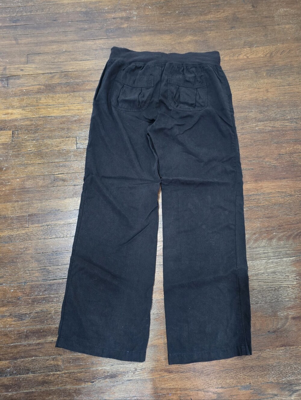 Soft Surroundings Black Wide-Leg Women's Pull-On Pants
